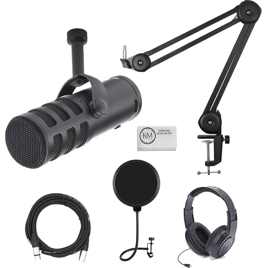 SAMSON Q9U ダイナミックマイク USB,XLR接続可 ポップガード付き Amazon.com: Samson Q9U XLR/USB Dynamic Broadcast Microphone